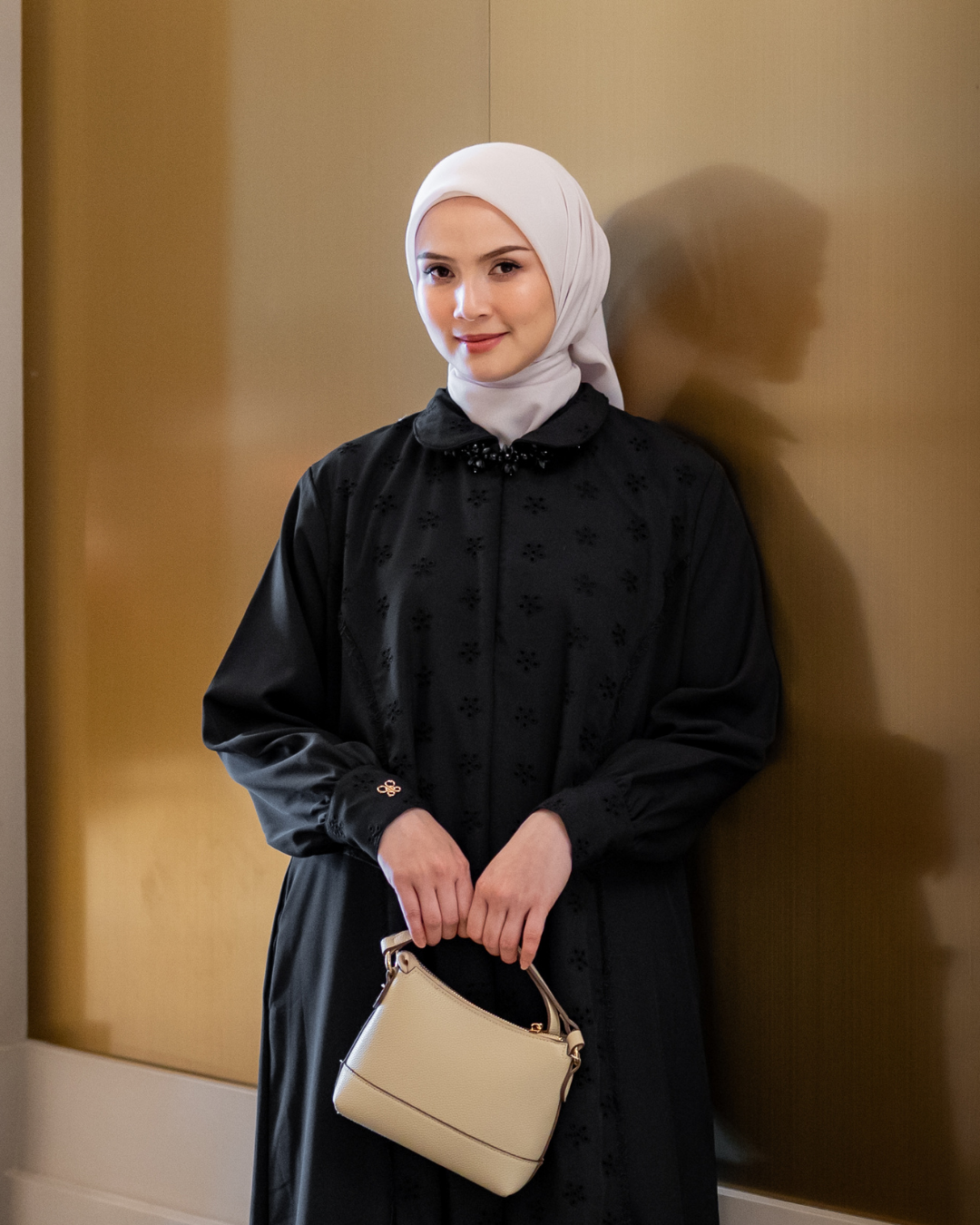 Sera Embroidery Dress - Classic Black