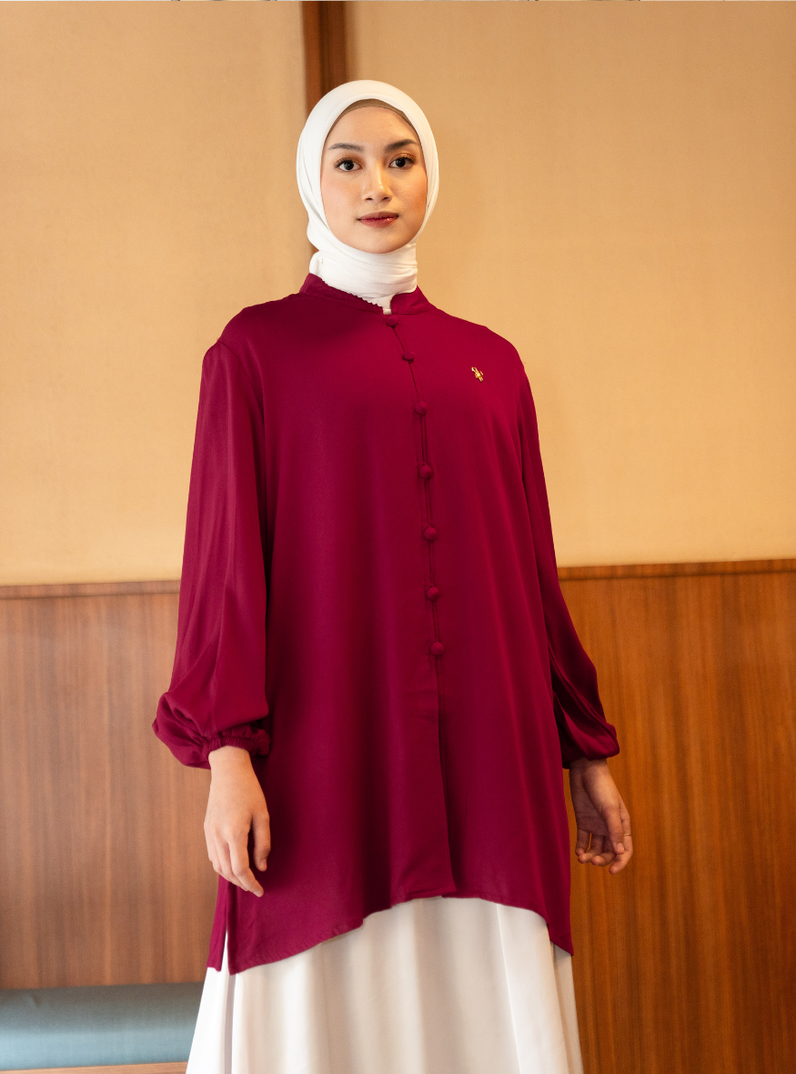 Aurora Tunik - Maroon