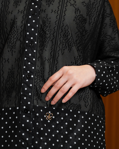 Origins Polka Shirt Lace