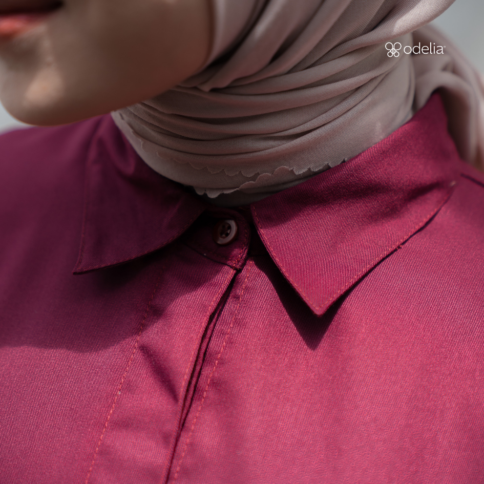 Alecia Shirt - Burgundy