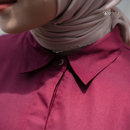 Alecia Shirt - Burgundy