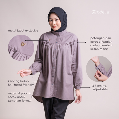 Carmia Shirt - Grey Ridge