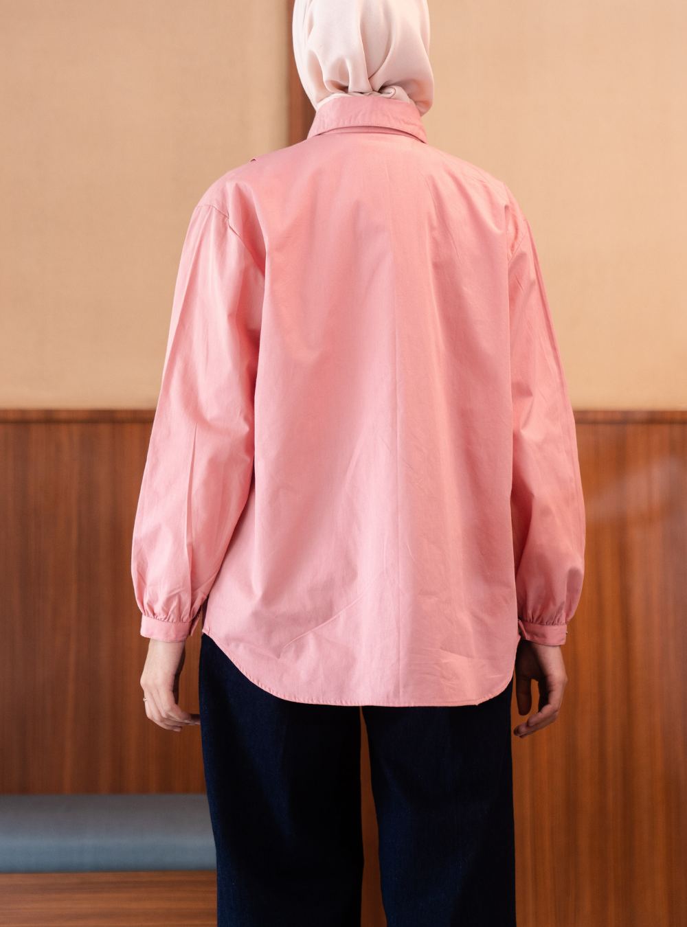 Serene Fold Shirt - Quartz Pink