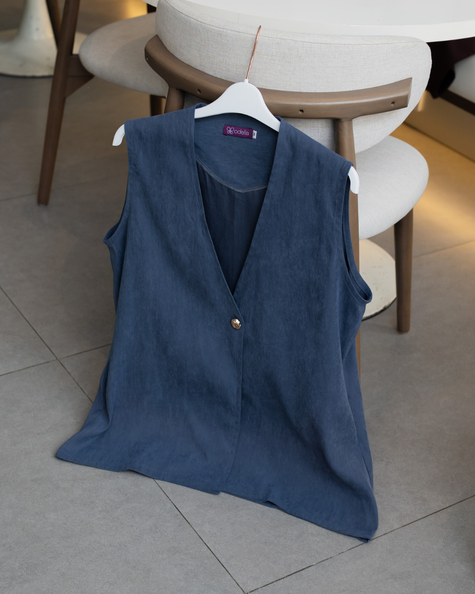 Classic Vest - Indigo