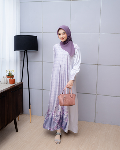 Darti Dress - Dapple Grey