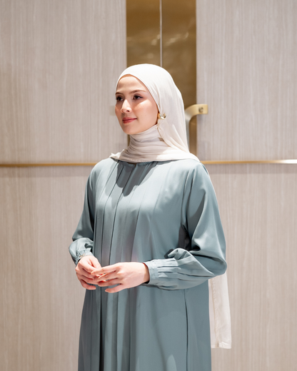 Noor Drapery Dress - Ocean Teal
