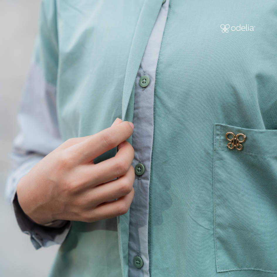 Verde Shirt - Ash Ocean