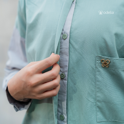 Verde Shirt - Ash Ocean