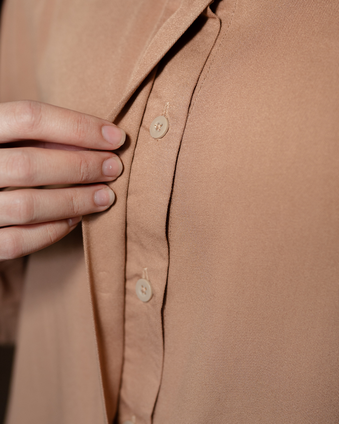 Evania Blouse - Almond