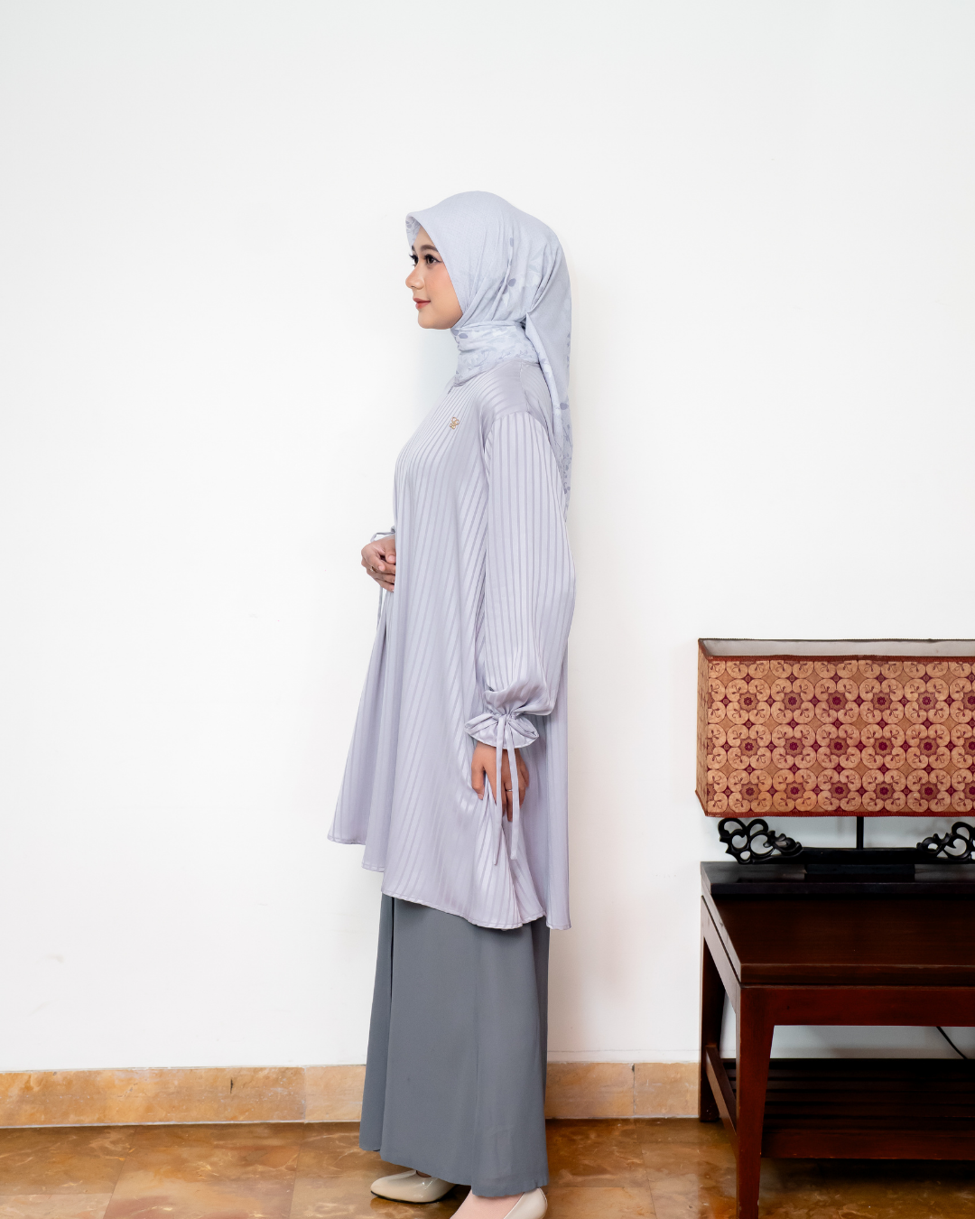 ARUNA TUNIK - SILVER MIST (EID SERIES 2025)