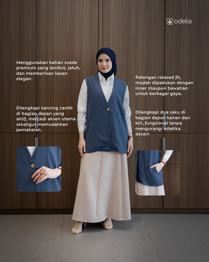 Classic Vest - Indigo
