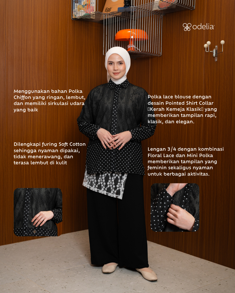 Origins Polka Shirt Lace