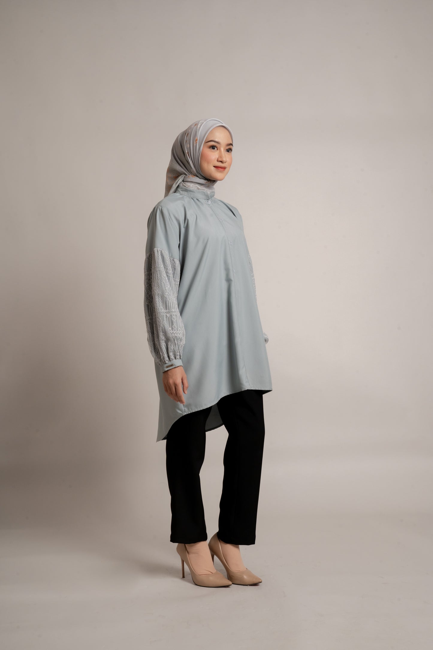 HAVVA TUNIC - AQUA FROST