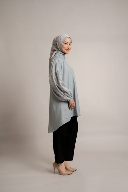 HAVVA TUNIC - AQUA FROST