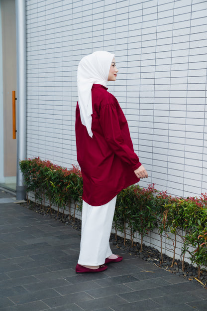Carmia Shirt - Maroon