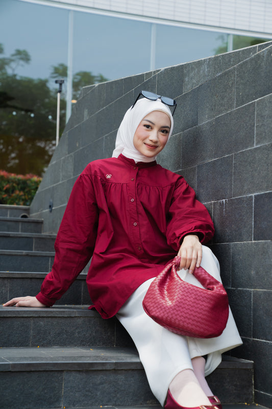 Carmia Shirt - Maroon