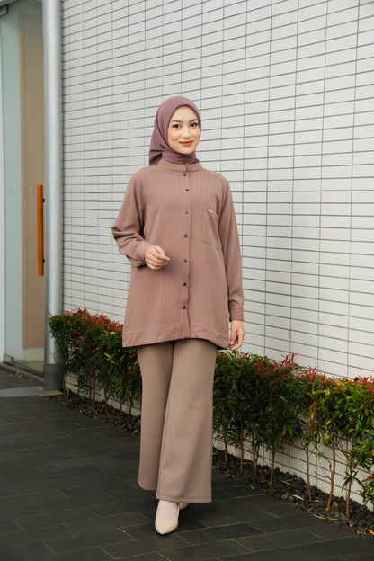 Alinia Shirt - Toffee