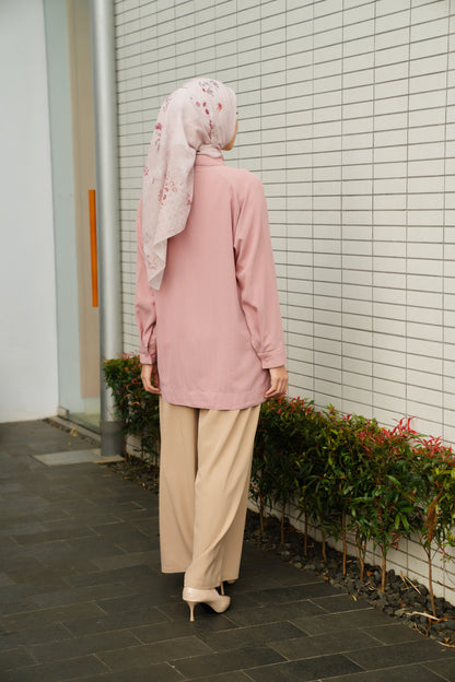 Alinia Shirt - Peach Pink