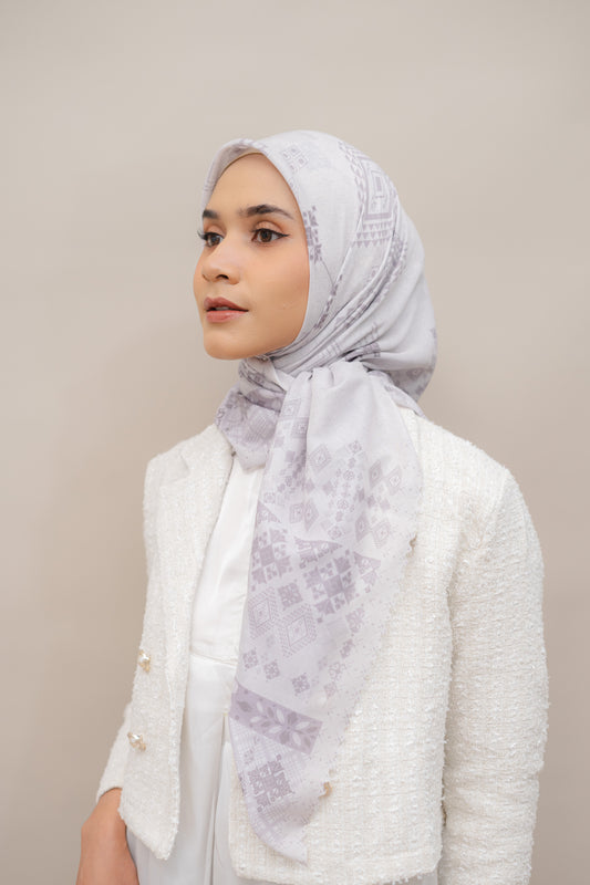 Ethnique Scarf - Moon Grey