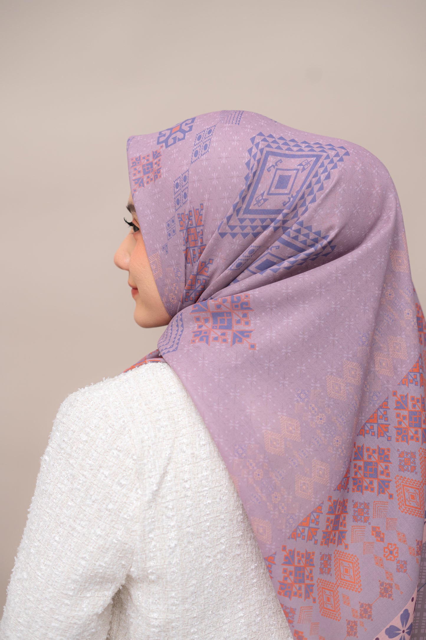 Allure Ethnique Scarf - Purple Haze