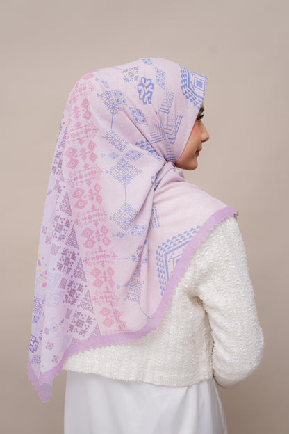 Allure Ethnique Scarf - Pink Sparkle