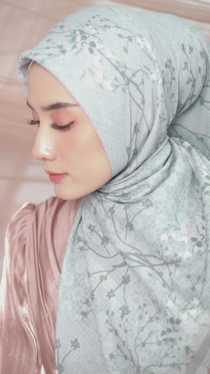 Jardin De Fleur Scarf - Flint